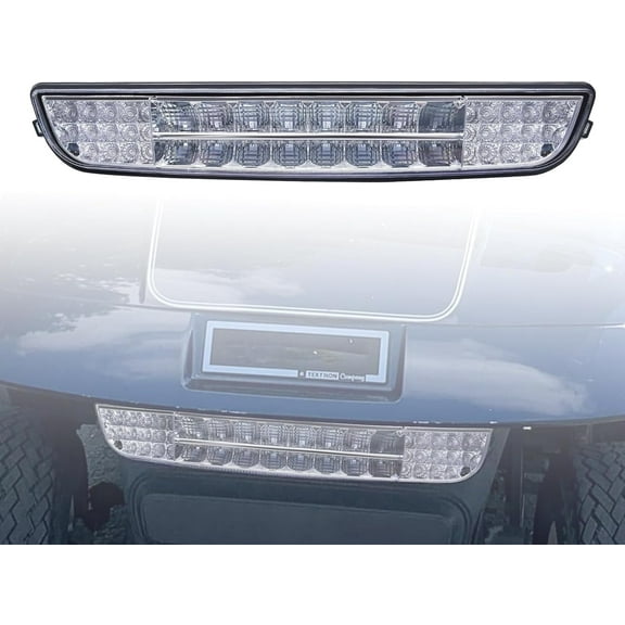 LED Headlight Light Bar for EZGO TXT(1996–2013) 12V Street Legal Replacement Headlights Light Assembly for Gas & Electric Models, Plug-and-Play Installation