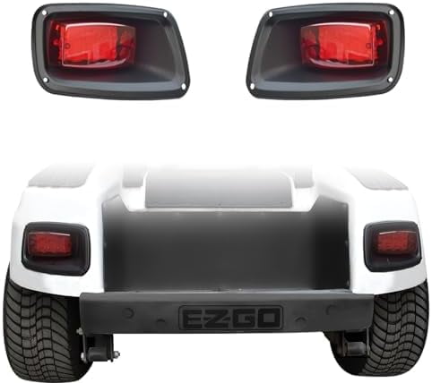 Golf Cart TXT LED Tail Light Kit Compatible with EZGO TXT Led Light 1996-2013 Gas and Electric Rear Replace 12V Light Kit Assembly For EZGO TXT Gas and Electric