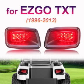 LED Golf Cart Tail Light Kit for EZGO TXT (1996-2013), 12V Rear Brake Light Assembly for Gas & Electric Models