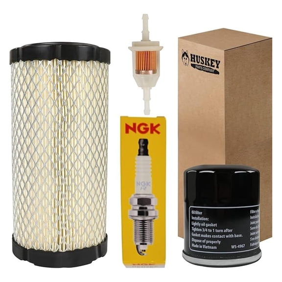Golf Cart Tune Up Kit for EZGO TXT RXV 2008+, Kawasaki Engine - NGK Spark Plug, Air Filter, Oil Filter, Fuel Filter Replacement
