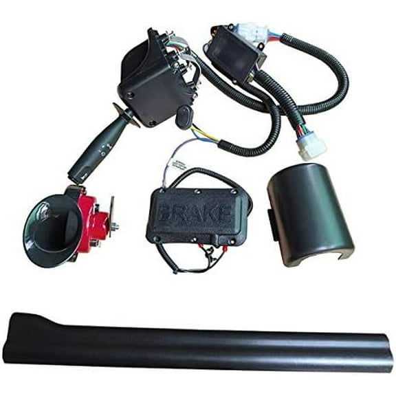 Golf Cart Turn Signal Kit with Horn Brake Light Switch, 9-Pin Plug Upgrade Wiring Harness - 12V for Club Car,EZGO,Yamaha$$Sport & Recreation Other