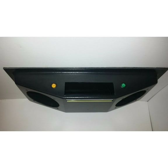 Golf Cart UTV Overhead Stereo Console with Radio 6.5" Speaker Cutouts (EMPTY)