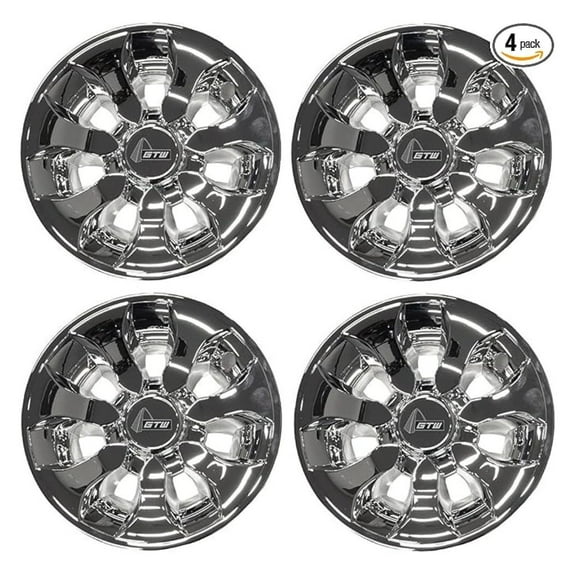 Golf Cart Wheel Covers 8 Inch - Drifter Hubcaps Set of 4 | Universal Fit for Most Golf Carts | Stylish Appearance Upgrade
