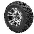 thumbnail image 1 of Golf Cart Wheels and Tires - 10" SS & (20x10-10 or 22x11-10) Vampire - Set of 4, 1 of 3