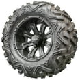 thumbnail image 1 of Golf Cart Wheels and Tires - 12" RHOX RX184 Black w/ All Terrains - Set of 4, 1 of 3
