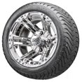 thumbnail image 1 of Golf Cart Wheels and Tires - 12" RHOX RX332 Chrome w/ Low Pro Tires - Set of 4, 1 of 3