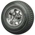 thumbnail image 1 of Golf Cart Wheels and Tires Combo - 10" Elite Chrome w/ Low Pro Tires - Set of 4, 1 of 3