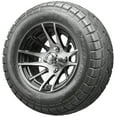 thumbnail image 1 of Golf Cart Wheels and Tires Combo - 12" RHOX RX101 Machined - Set of 4, 1 of 3