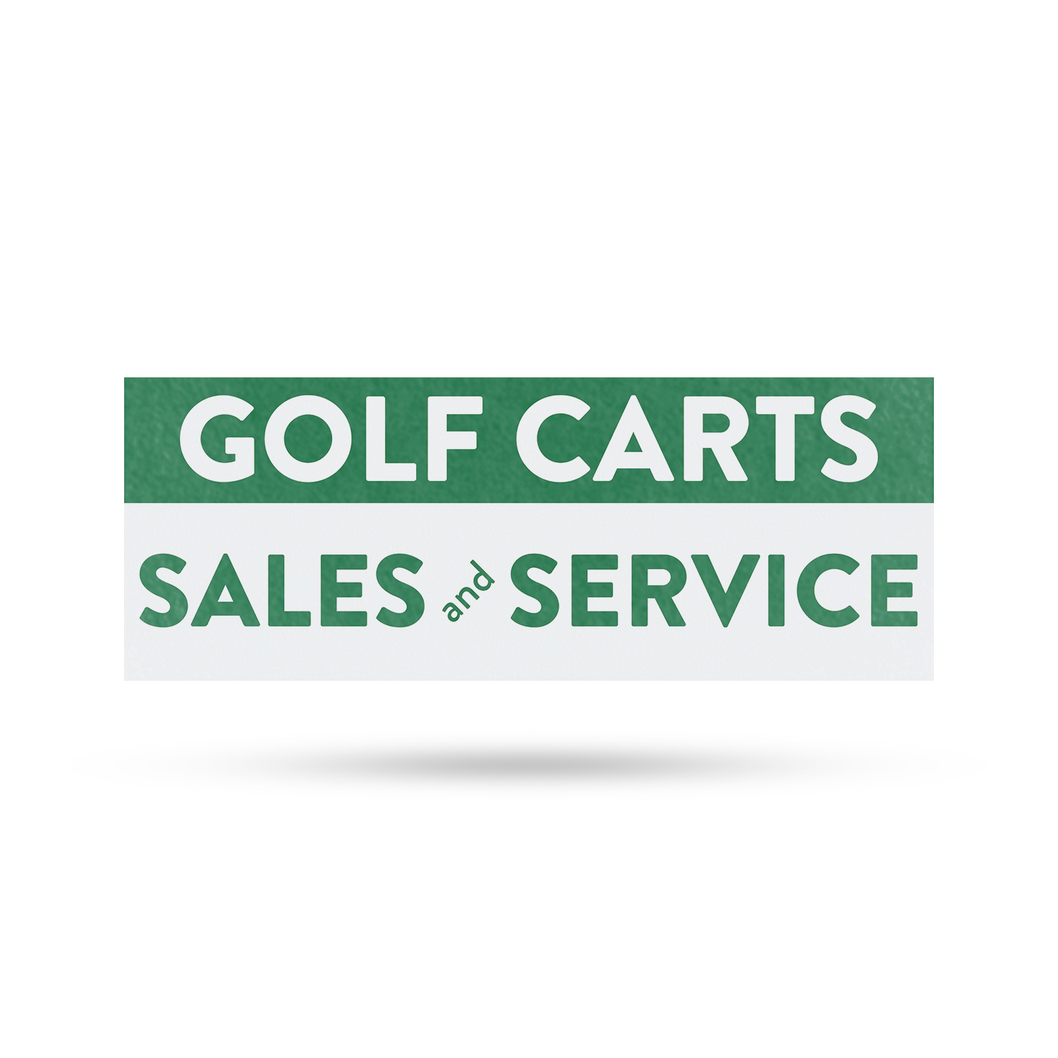 Golf Carts Sales and Service Vinyl Decal 24 Inch x 9 Inch Weatherproof ...