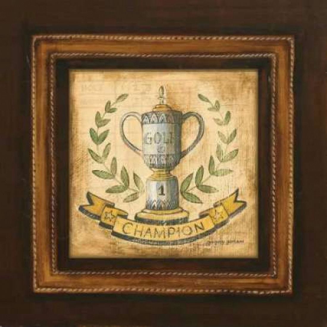 Golf Champion Canvas Art - Gregory Gorham (24 x 24)