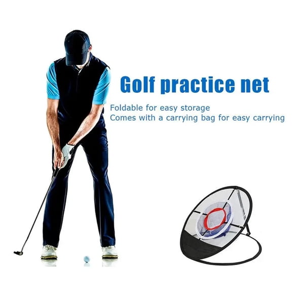 Golf Chipping Net Practice Net 1× Golf Chipping Net Practice Net For Home Outdoor Use, Portable Golf Net With Frame For Chipping & Pitching Training, Indoor Outdoor Golf Net For