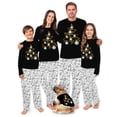 thumbnail image 1 of Golf Christmas Tree Matching Pajamas Family And Dog, Black And White Pajamas, 2 Pieces, 1 of 7