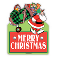 thumbnail image 1 of Golf Christmas Yard Sign with Metal H-Stand - 18" x 24" Yard Sign - 75002, 1 of 3