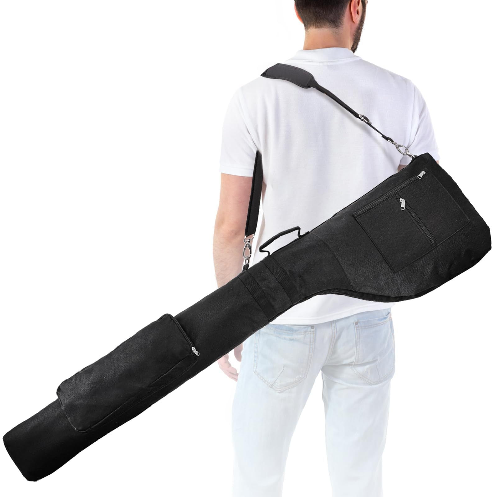 Golf Club Bag, Portable Foldable Golf Club Travel Bag Waterproof Mini Carry Golf Bags for Women, Men