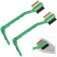 thumbnail image 1 of Golf Club Brush, Plastic Cleaning Brush, Small Size 2Pcs Cleaning Tool Accessories Multiple Uses for Golf, 1 of 5