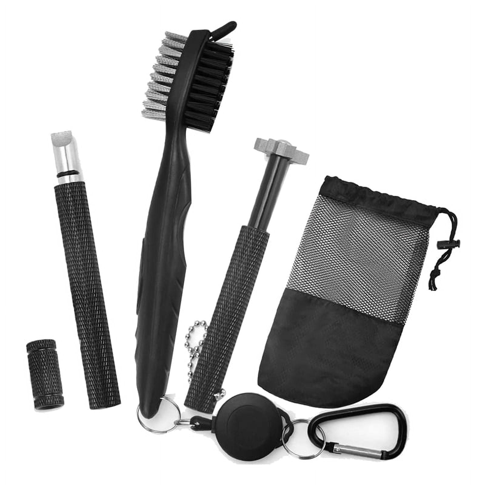 Golf Club Cleaner Kit, Retractable Golf Brush and 2 Golf Club Groove