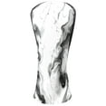 thumbnail image 1 of Golf Club Covers, Black White Ink Swirl Premium PU Leather Driver Hybrid Putter Head Covers with Velvet Lining, Waterproof Golf Gifts for Men Women, 1 of 11