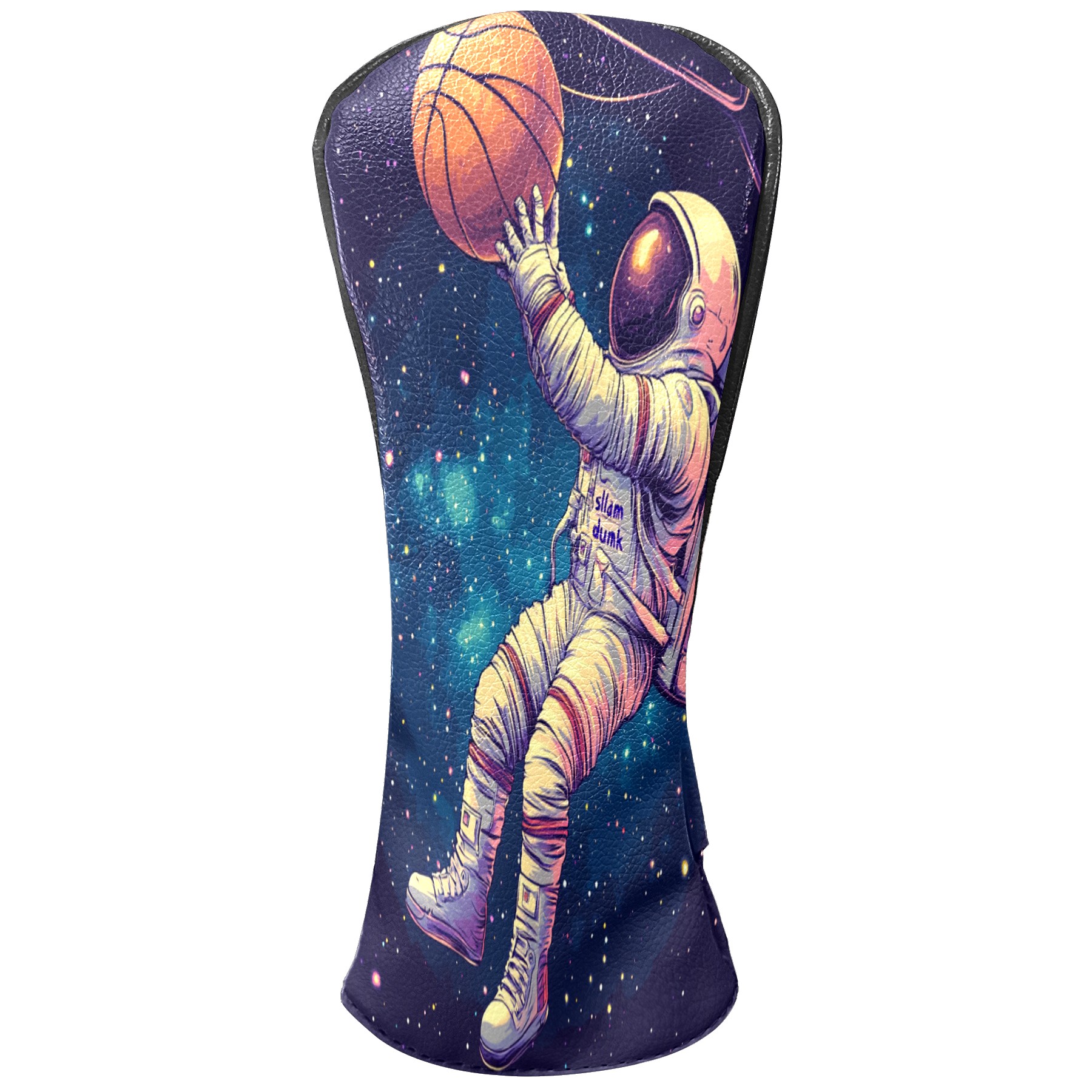 Golf Club Covers PU Leather Waterproof Head Covers for Fairway Woods Hybrids Astronaut Shooting
