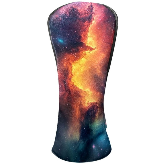 Golf Club Covers PU Leather Waterproof Head Covers for Fairway Woods Hybrids Aurora Unisex Fits Most Brands