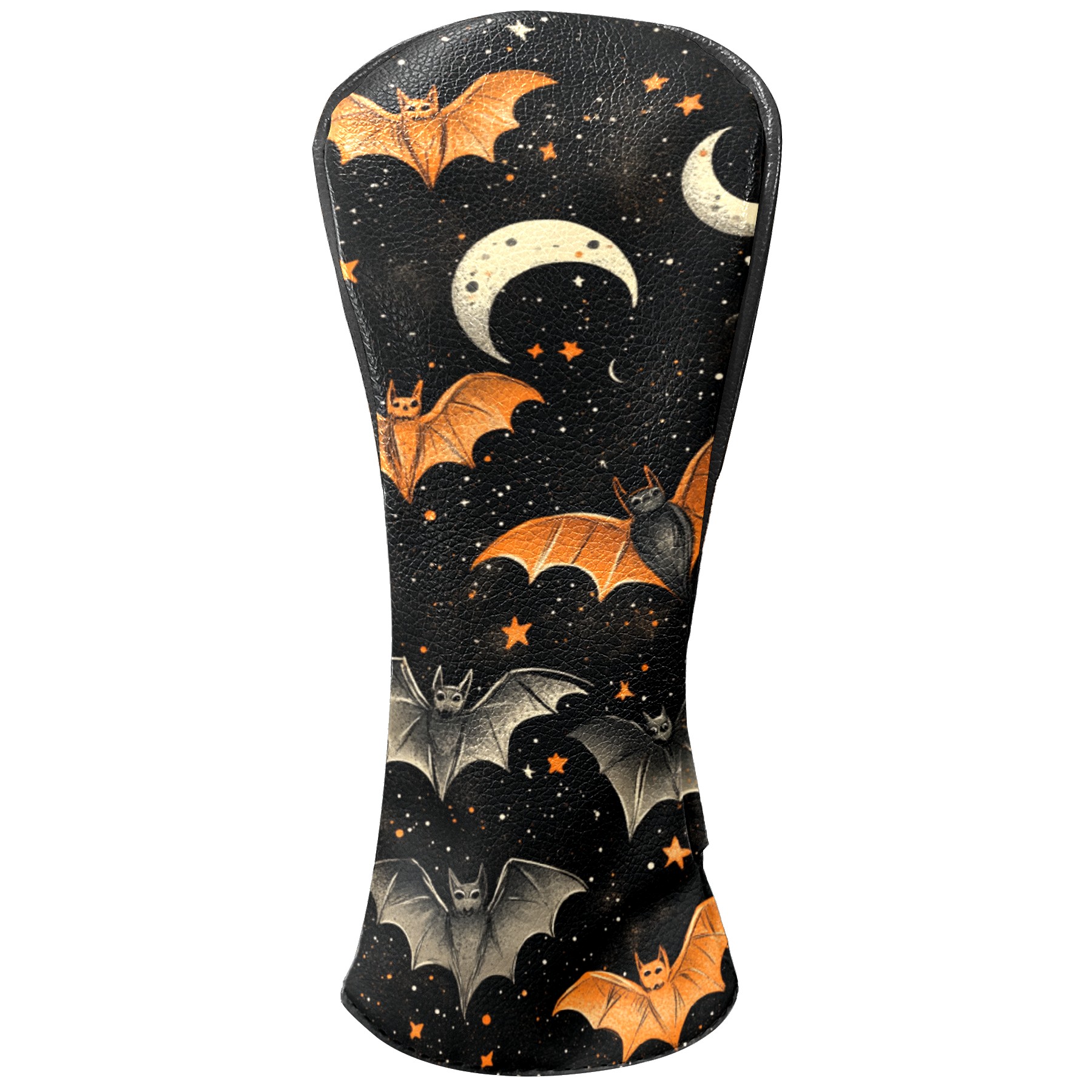 Golf Club Covers PU Leather Waterproof Head Covers for Fairway Woods Hybrids Bats Stars Moon