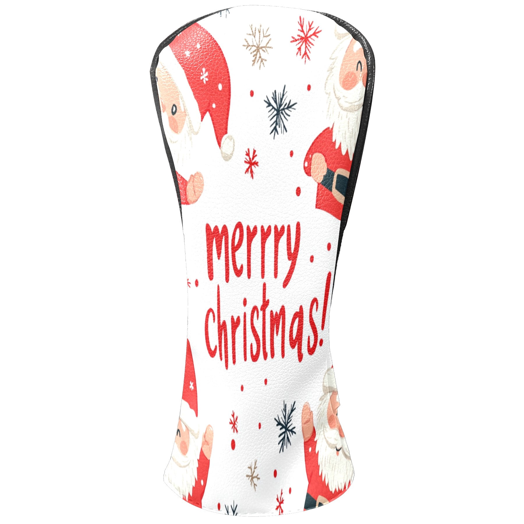 Golf Club Covers PU Leather Waterproof Head Covers for Fairway Woods Hybrids Christmas