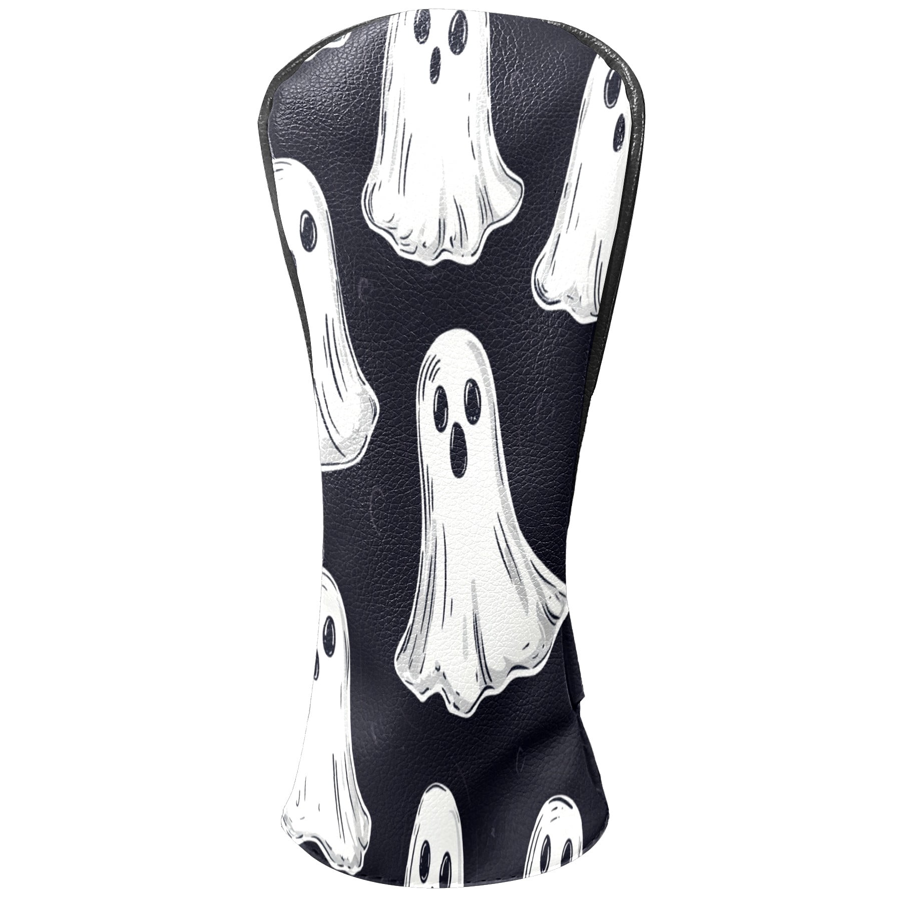 Golf Club Covers PU Leather Waterproof Head Covers for Fairway Woods Hybrids Cute Patterns