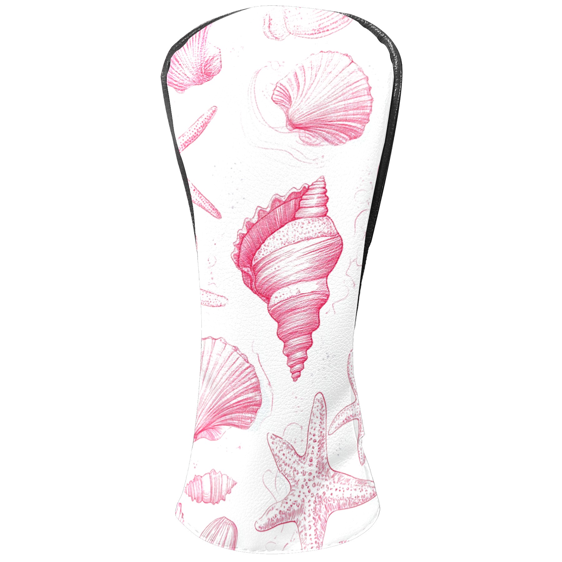 Golf Club Covers PU Leather Waterproof Head Covers for Fairway Woods Hybrids Dream Shell Starfish