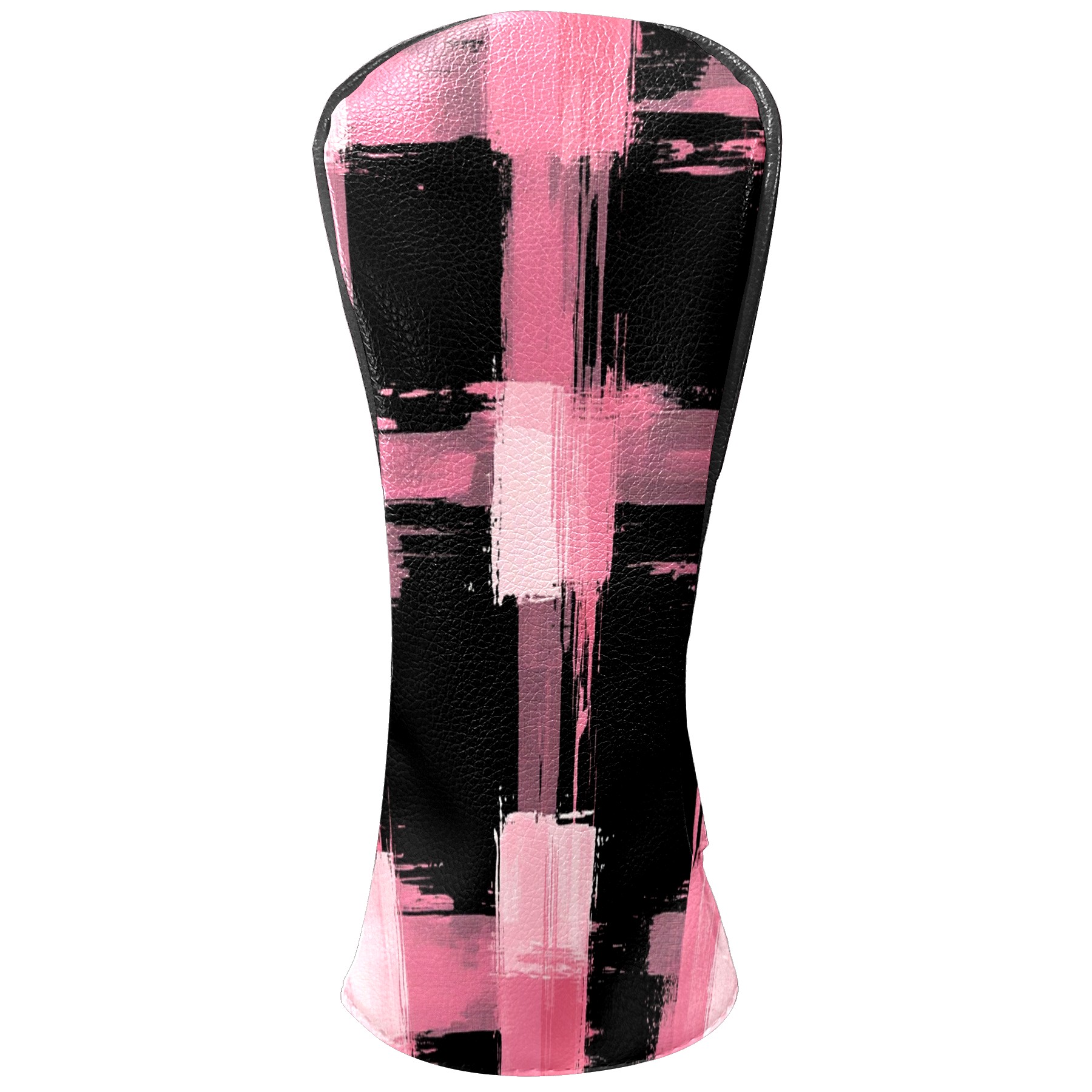 Golf Club Covers PU Leather Waterproof Head Covers for Fairway Woods Hybrids Gradient Grid