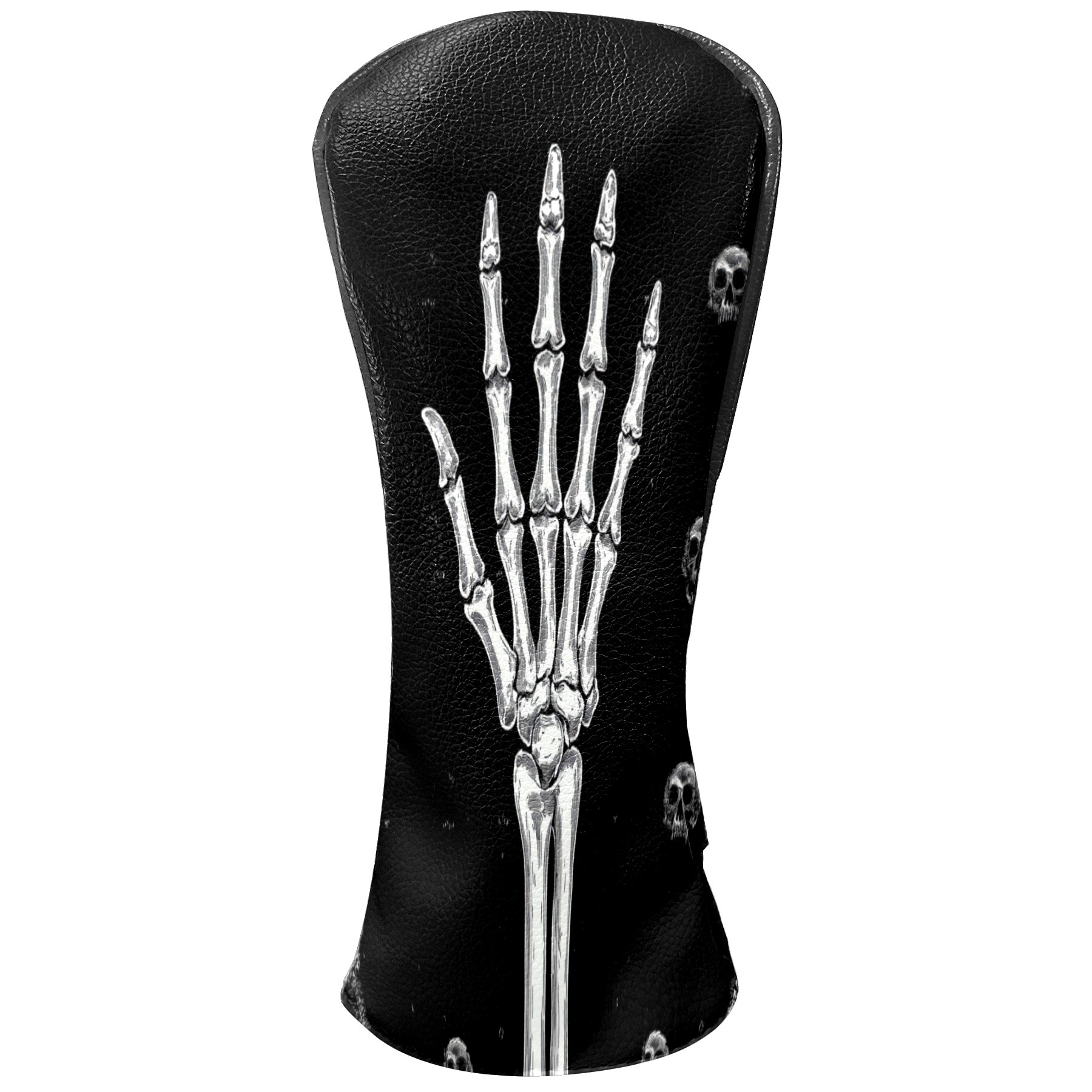 Golf Club Covers PU Leather Waterproof Head Covers for Fairway Woods Hybrids Hand Bones