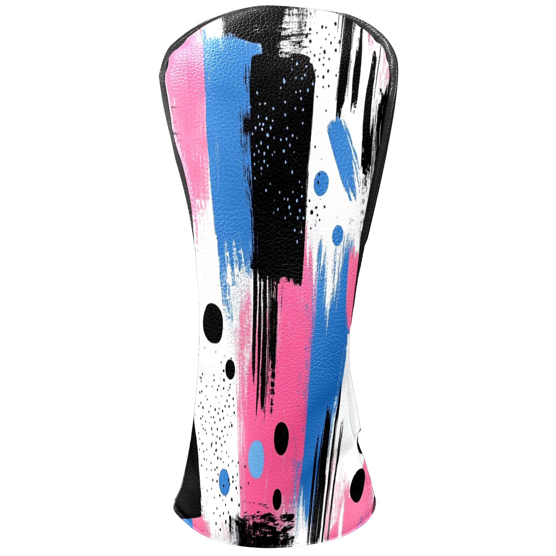 Golf Club Covers PU Leather Waterproof Head Covers for Fairway Woods Hybrids Hand-drawn Graphics