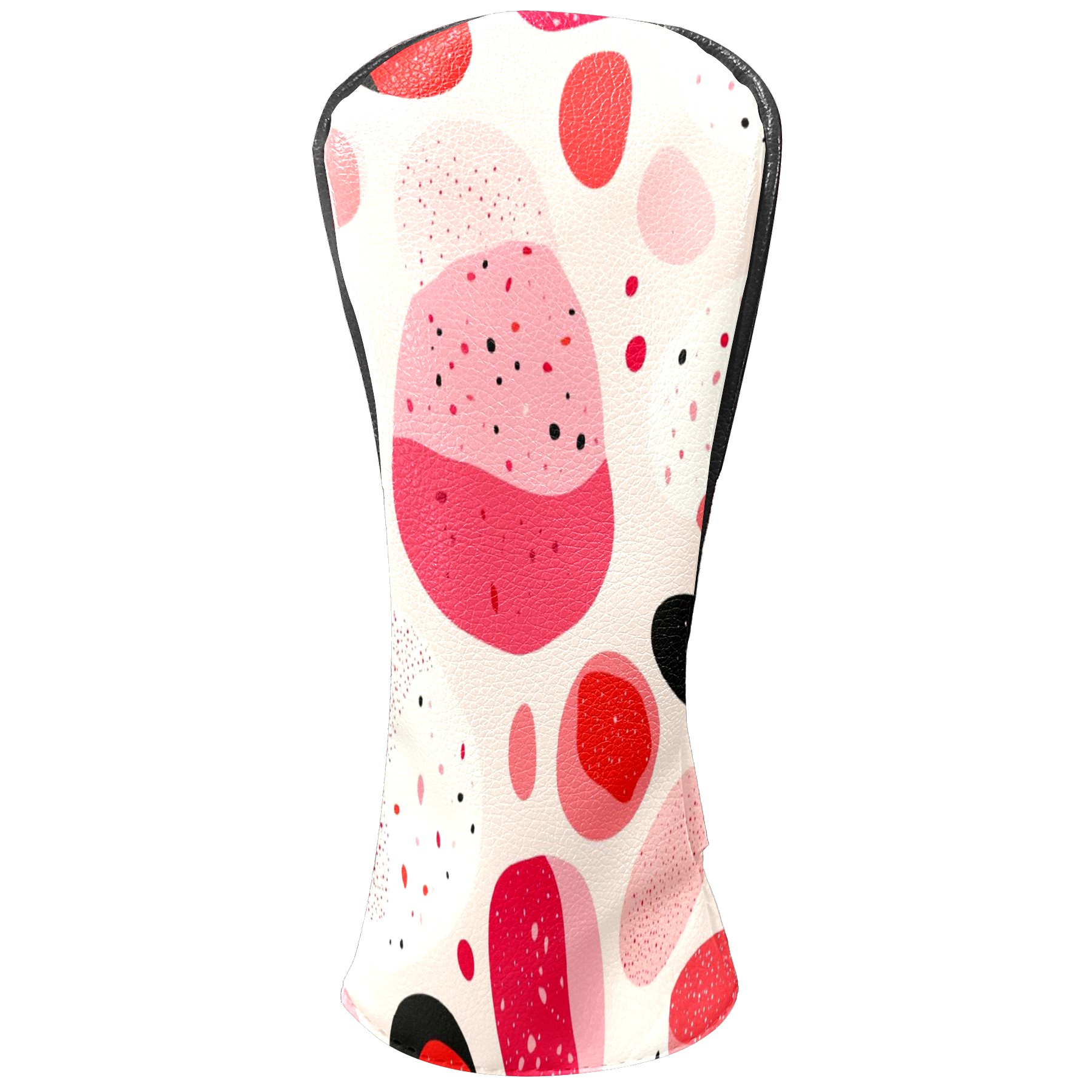 Golf Club Covers PU Leather Waterproof Head Covers for Fairway Woods Hybrids Red Soft Stone Unisex Fits Most Brands