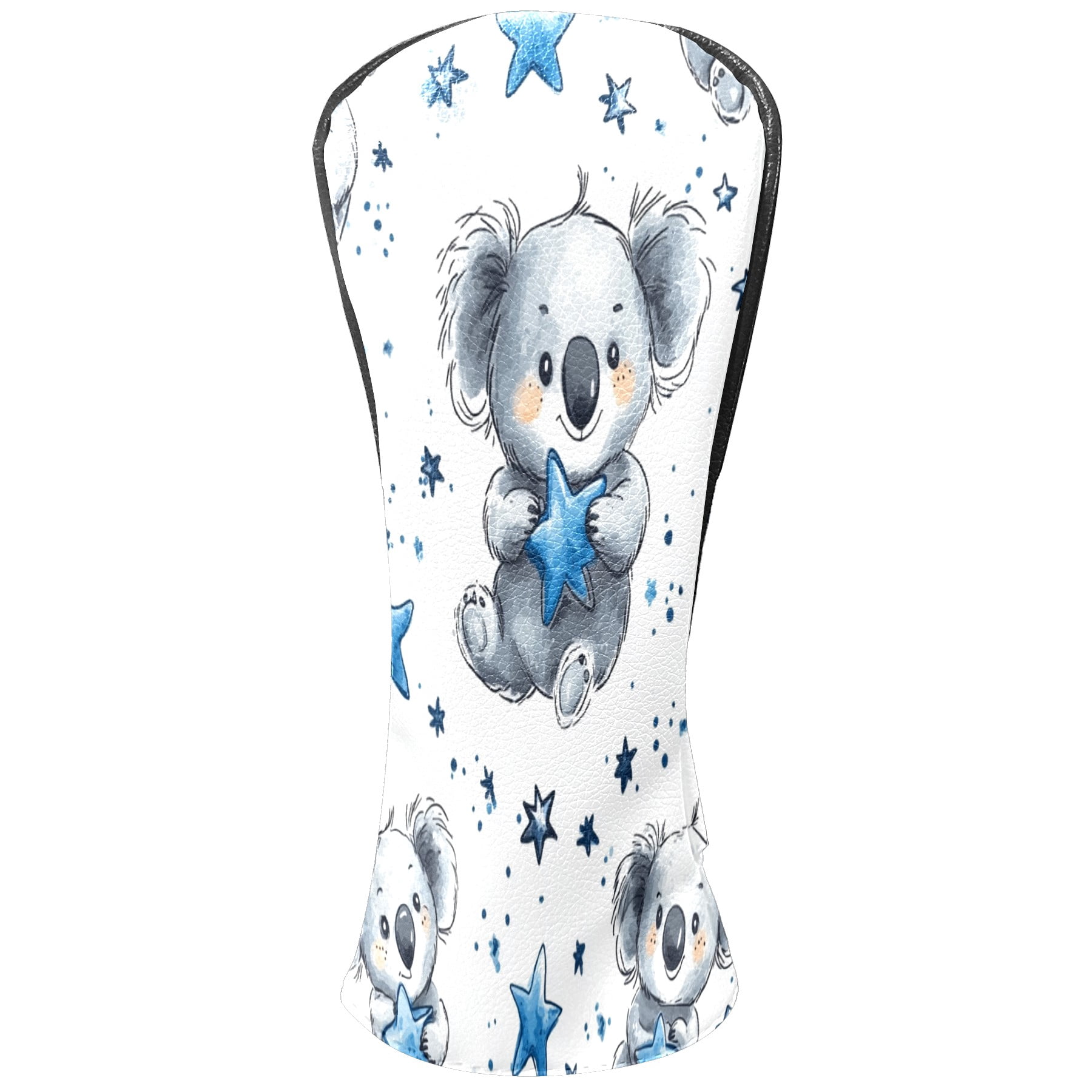 Golf Club Covers PU Leather Waterproof Head Covers for Fairway Woods Hybrids Star Koala