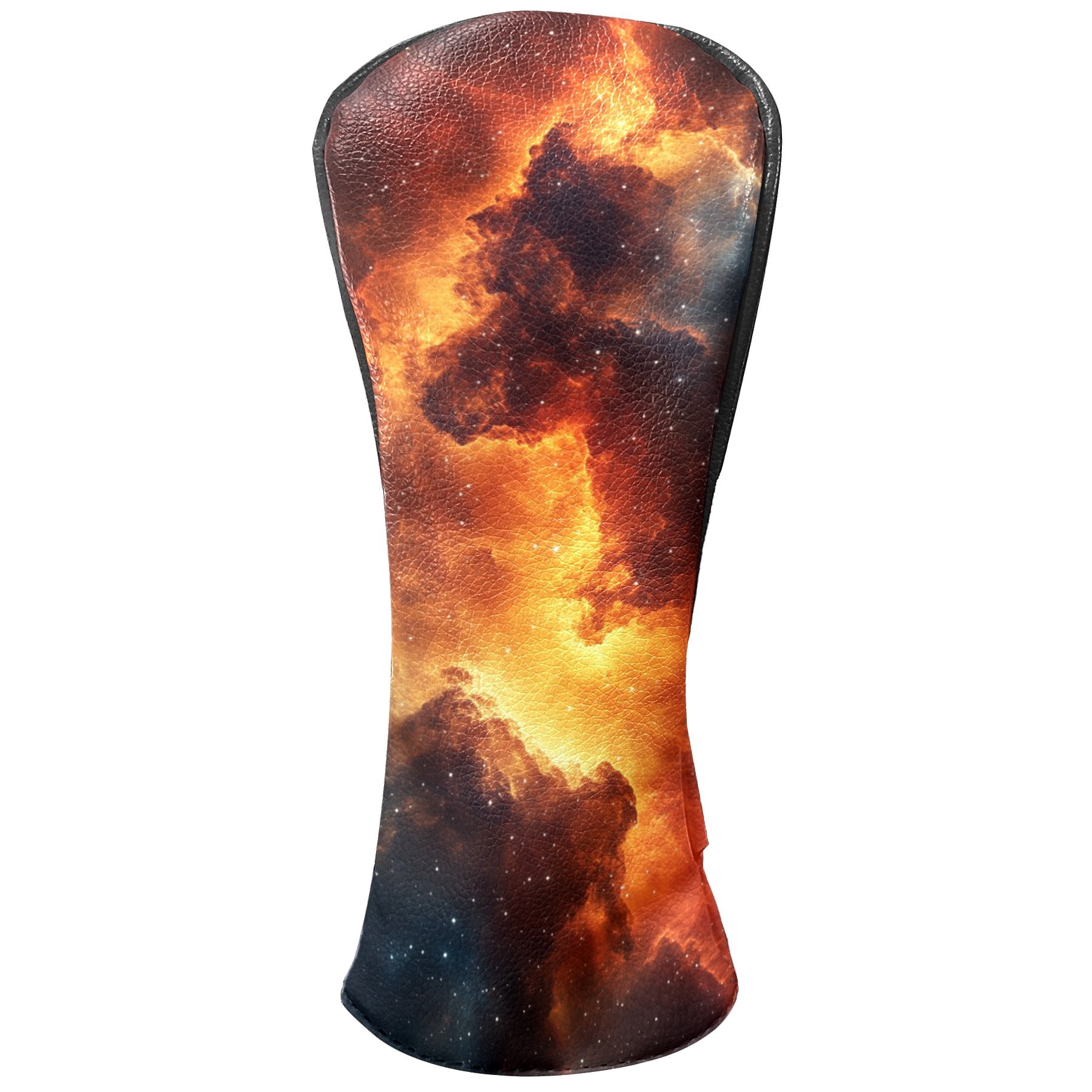 Golf Club Covers PU Leather Waterproof Head Covers for Fairway Woods Hybrids Wonderful Nebula