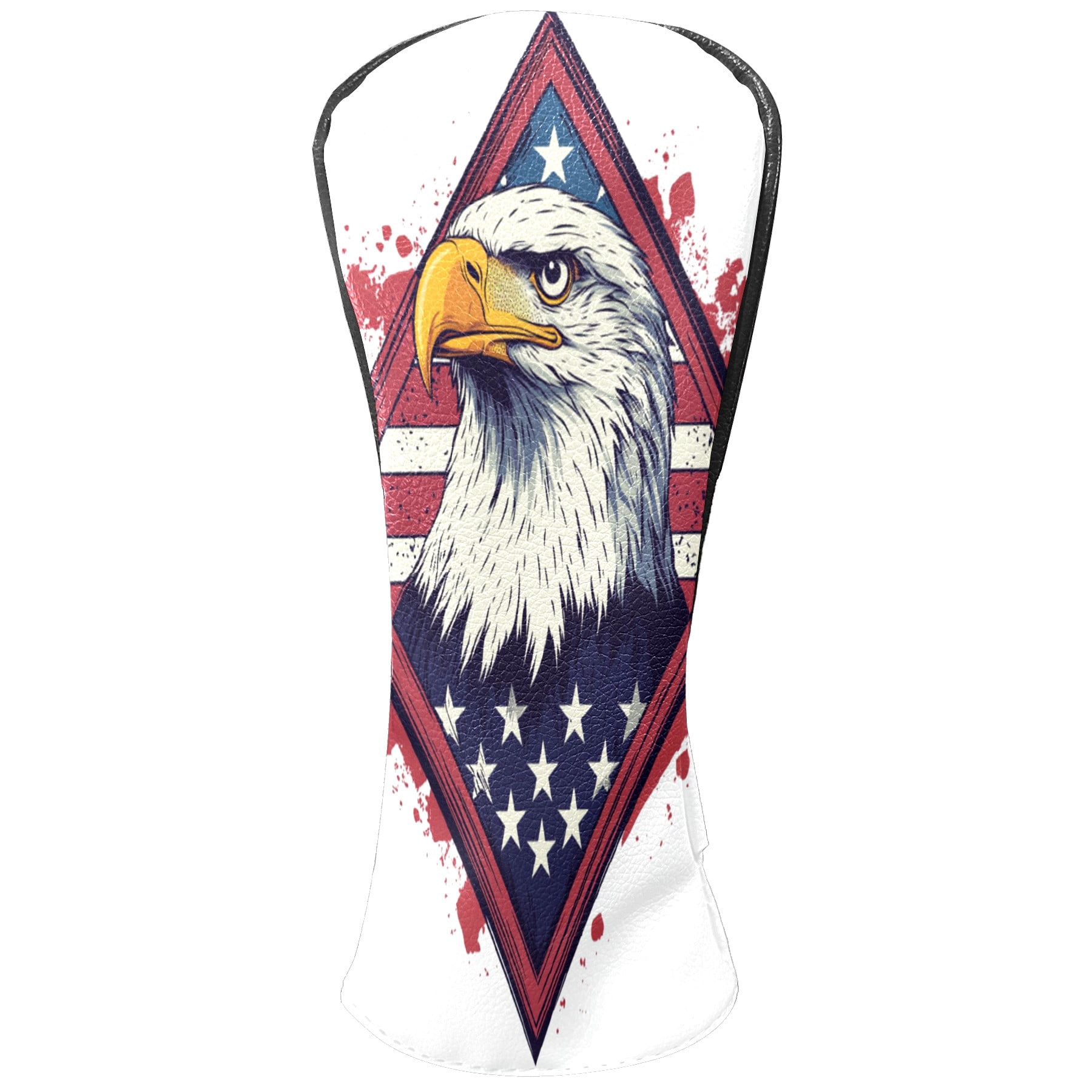 Golf Club Covers PU Leather Waterproof Head Covers for Fairway Woods Hybrids