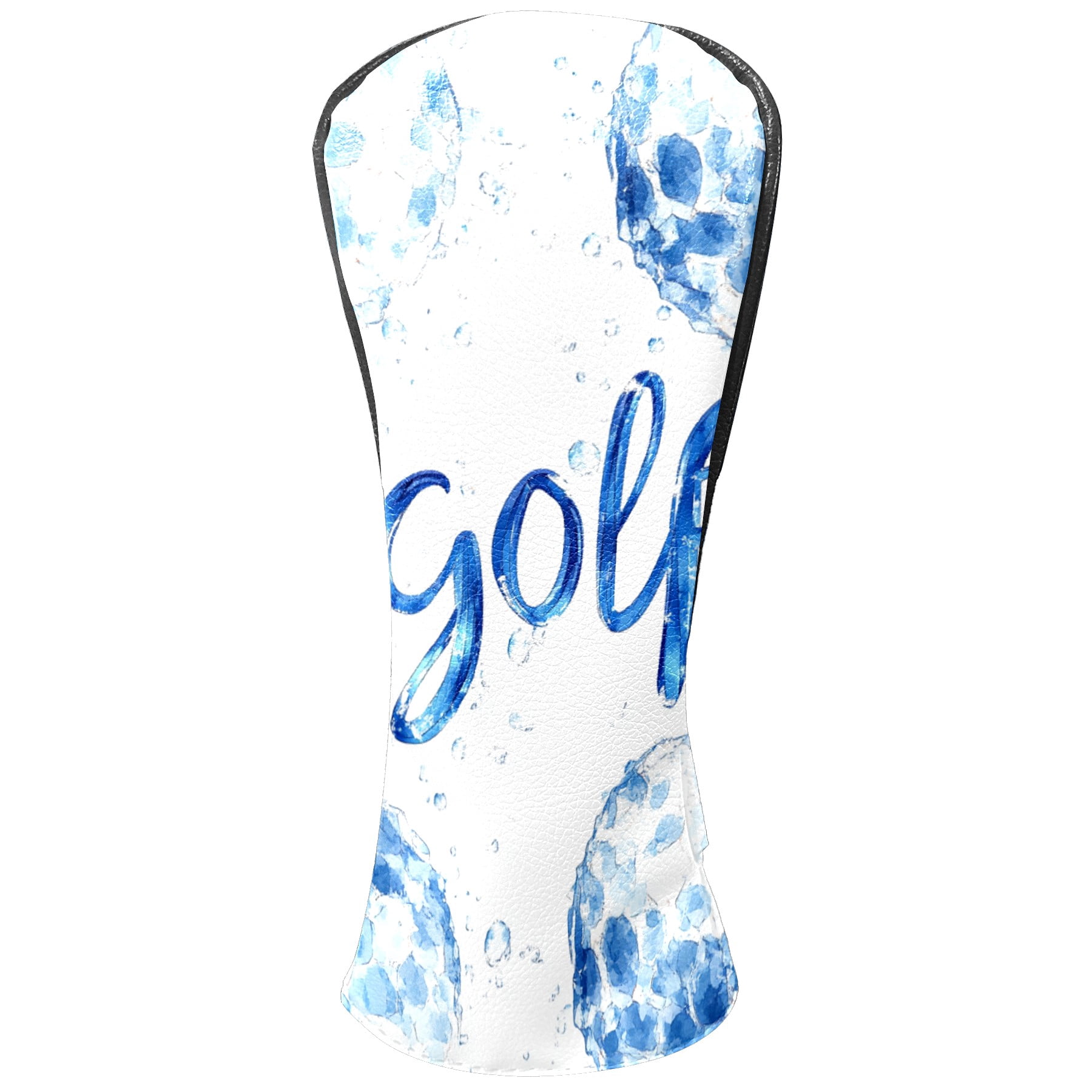 Golf Club Covers PU Leather Waterproof Head Covers for Fairway Woods Hybrids