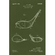 Golf Club Driver Patent Art Print