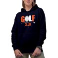 thumbnail image 1 of Golf Club Equipment, Golf Player, Golfing or Golfer Themed Merch Gift, Navy Blue Hooded Sweatshirt or Hoodie, 2XL, 1 of 5