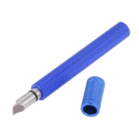 Golf Club Groove , Re-Grooving Tool and Cleaner for Wedges & Irons - Suitable & V-Grooves, Golf Putting Training Cleaning Equipment Blue