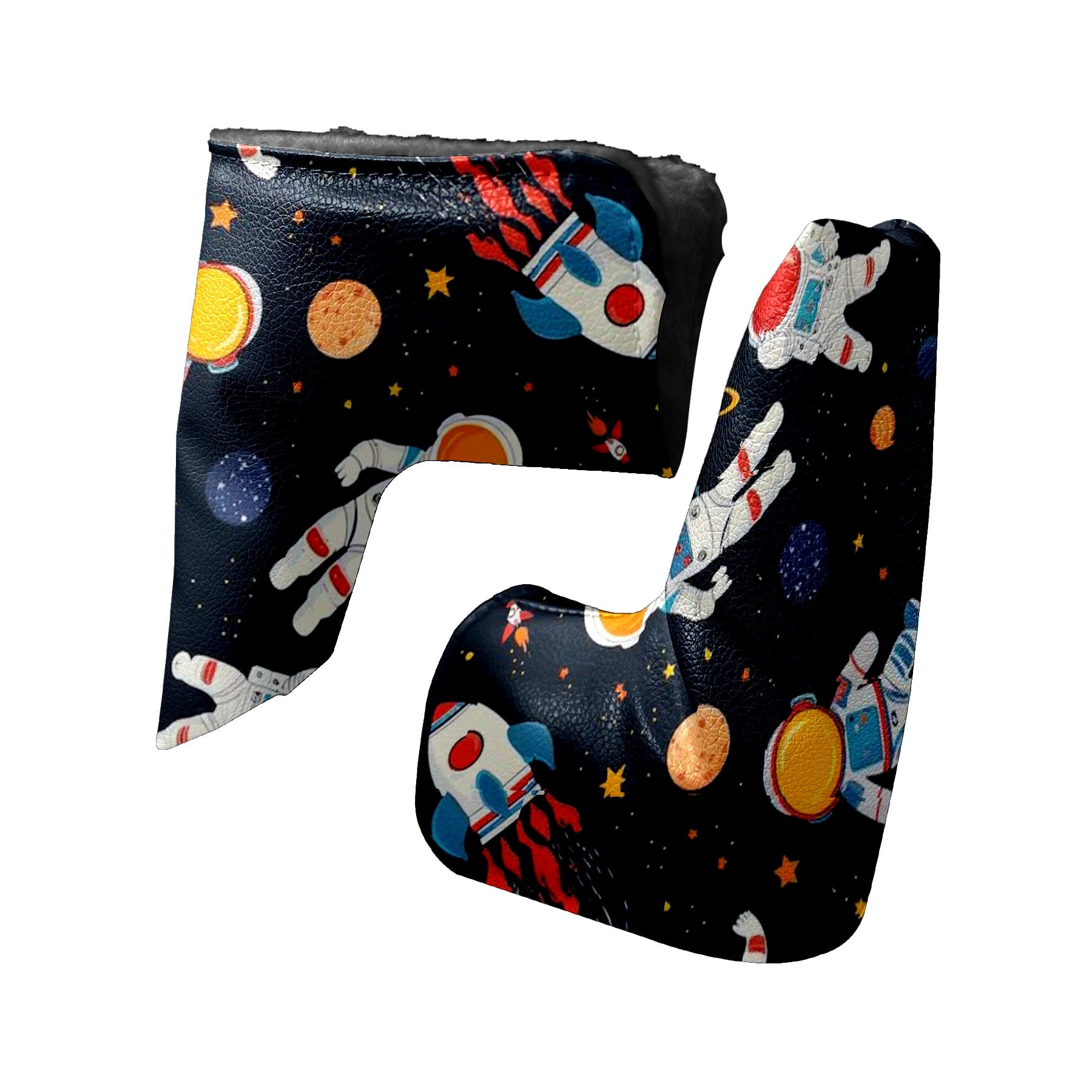 Golf Club Head Cover | Leather Golf Club Putte Headcover , Waterproof Golf Club Head Cover Set Driver Headcovers for Golf Clubs Men Women Astronaut Pattern
