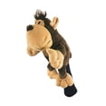 thumbnail image 1 of Golf Club Head Cover Soft Animal Driver Headcover Plush Lion/Tiger/Hippo/Monkey/Sheep Golf Accessory for Woods And Drivers, 1 of 8
