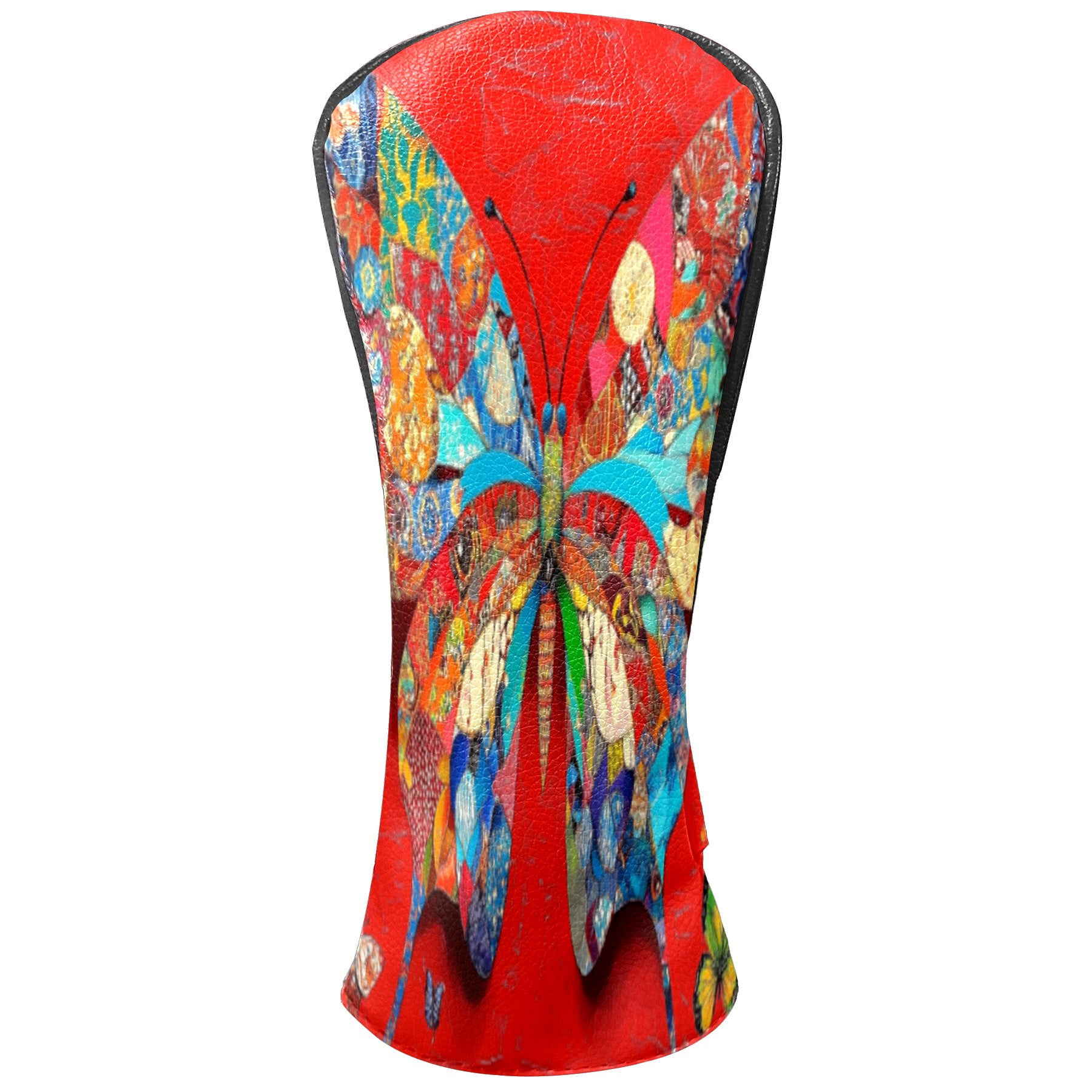 Golf Club Head Cover Waterproof Leather Golf Accessories HeadCovers Set Driver Headcover for Women Men Butterfly