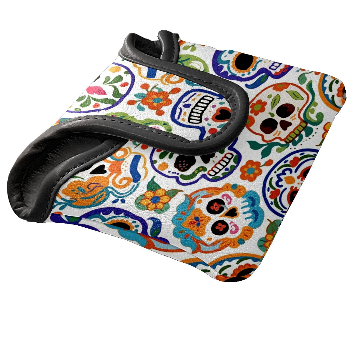 Golf Club Head Cover Waterproof Leather Golf Accessories HeadCovers Set Driver Headcover for Women Men Dragonfly Doodle