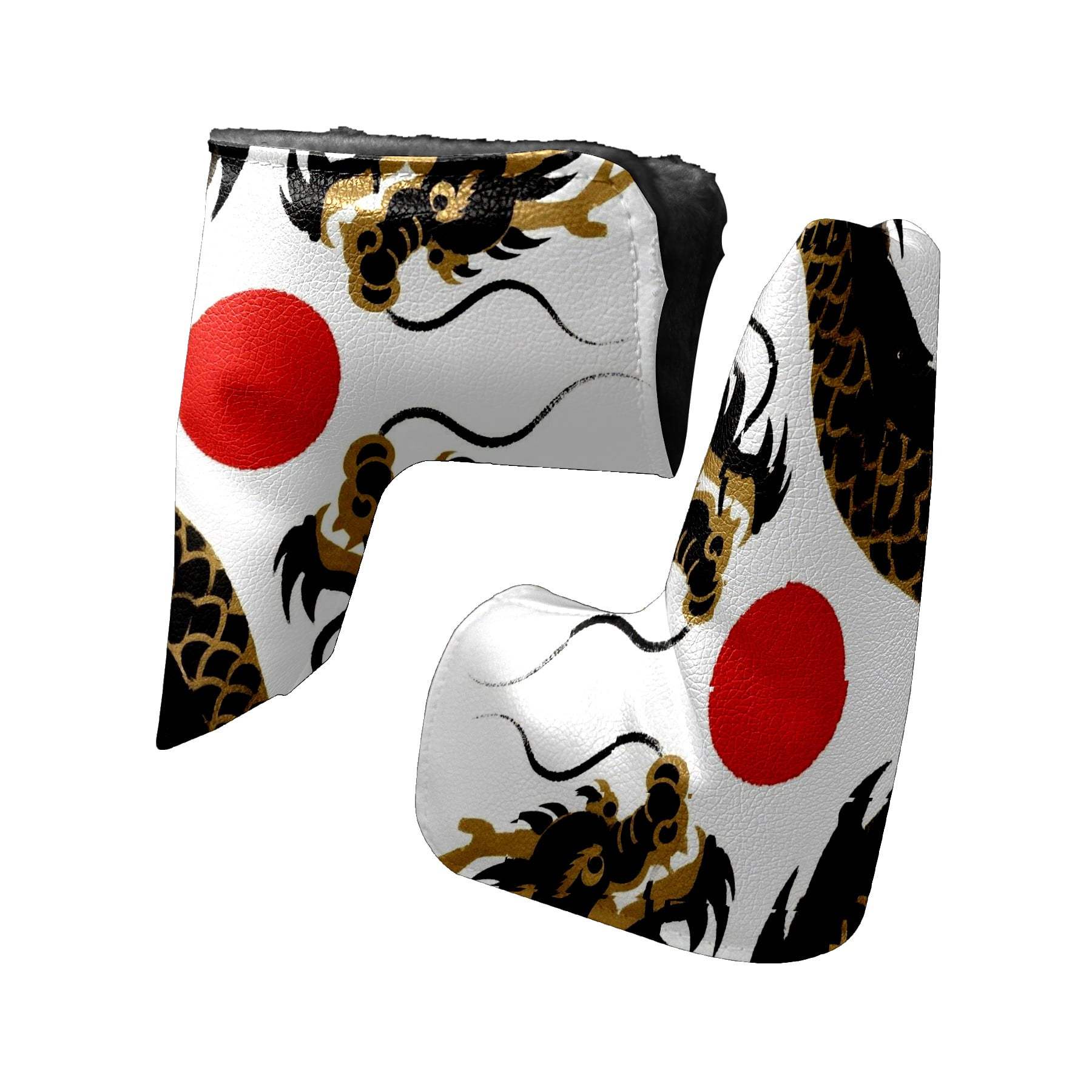 Golf Club Head Cover Waterproof Leather Golf Accessories HeadCovers Set Driver Headcover for Women Men Leopard Cat Portrait