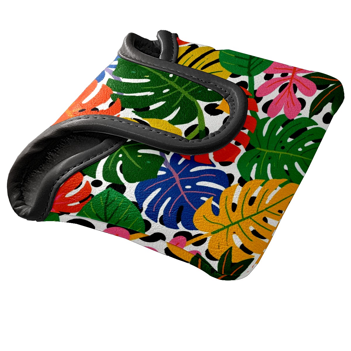 Golf Club Head Cover Waterproof Leather Golf Accessories HeadCovers Set Driver Headcover for Women Men Tropical Fruits