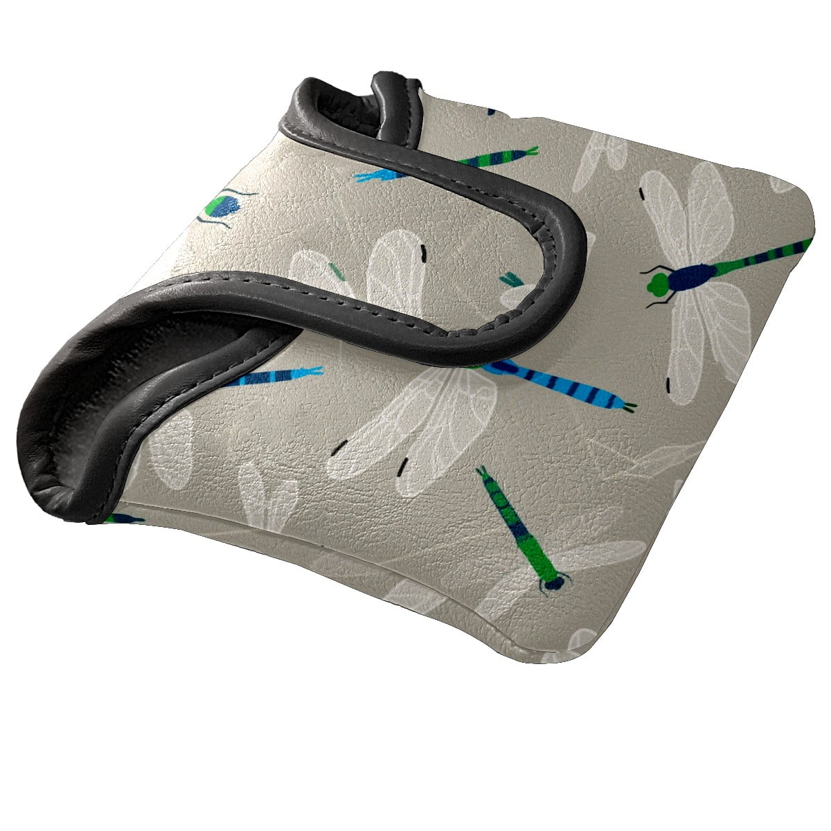 Golf Club Head Cover Waterproof Leather Golf Accessories HeadCovers Set Driver Headcover for Women Men Tropical Leaf