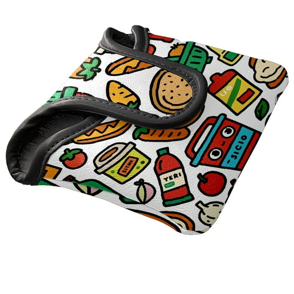 Golf Club Head Cover Waterproof Leather Golf Headcovers Velvet Lined Golf Cover,Golf Club Covers for Driver Club Head Covers for Women Men Gourmet Fun