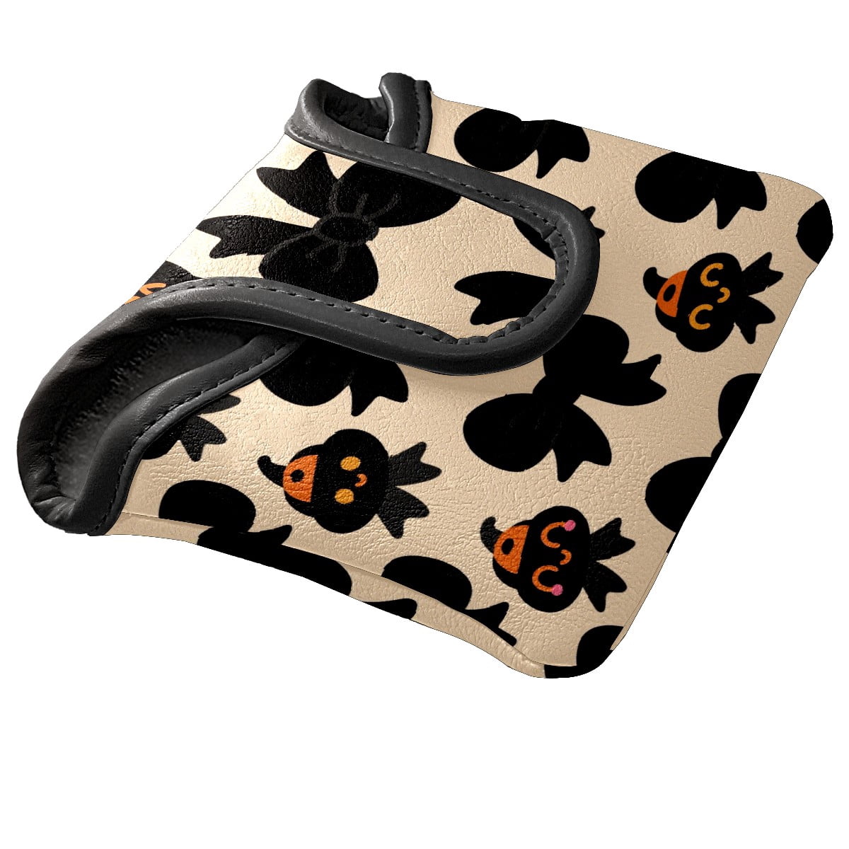 Golf Club Head Cover Waterproof Leather Golf Headcovers Velvet Lined Golf Cover,Golf Club Covers for Driver Club Head Covers for Women Men Halloween Sprite