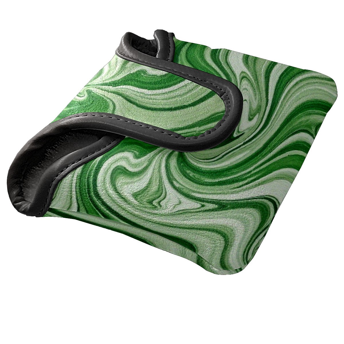 Golf Club Head Cover Waterproof Leather Golf Headcovers Velvet Lined Golf Cover,Golf Club Covers for Driver Club Head Covers for Women Men Marble Swirl