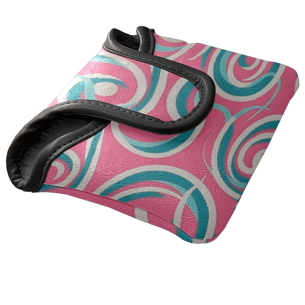 Golf Club Head Cover Waterproof Leather Golf Headcovers Velvet Lined Golf Cover,Golf Club Covers for Driver Club Head Covers for Women Men Swirl Pattern