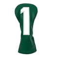 thumbnail image 1 of Golf Club Head Covers Wood Headcover Protection Golf Sports for Golf Bag Waterproof PU Long Neck Golfer Gift Golf Club Cover 16x33cm No1, 1 of 8